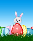 Fondo de pantalla Easter bunny 128x160