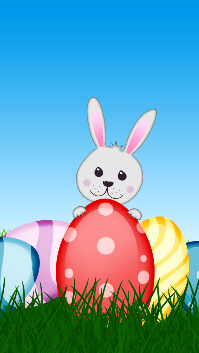 Easter bunny wallpaper 640x1136