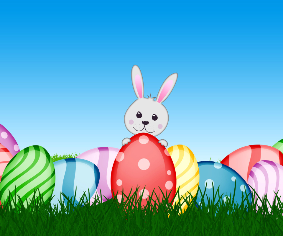 Fondo de pantalla Easter bunny 960x800