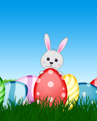 Easter bunny Background for 240x320