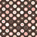 Pink Hearts screenshot #1 128x128