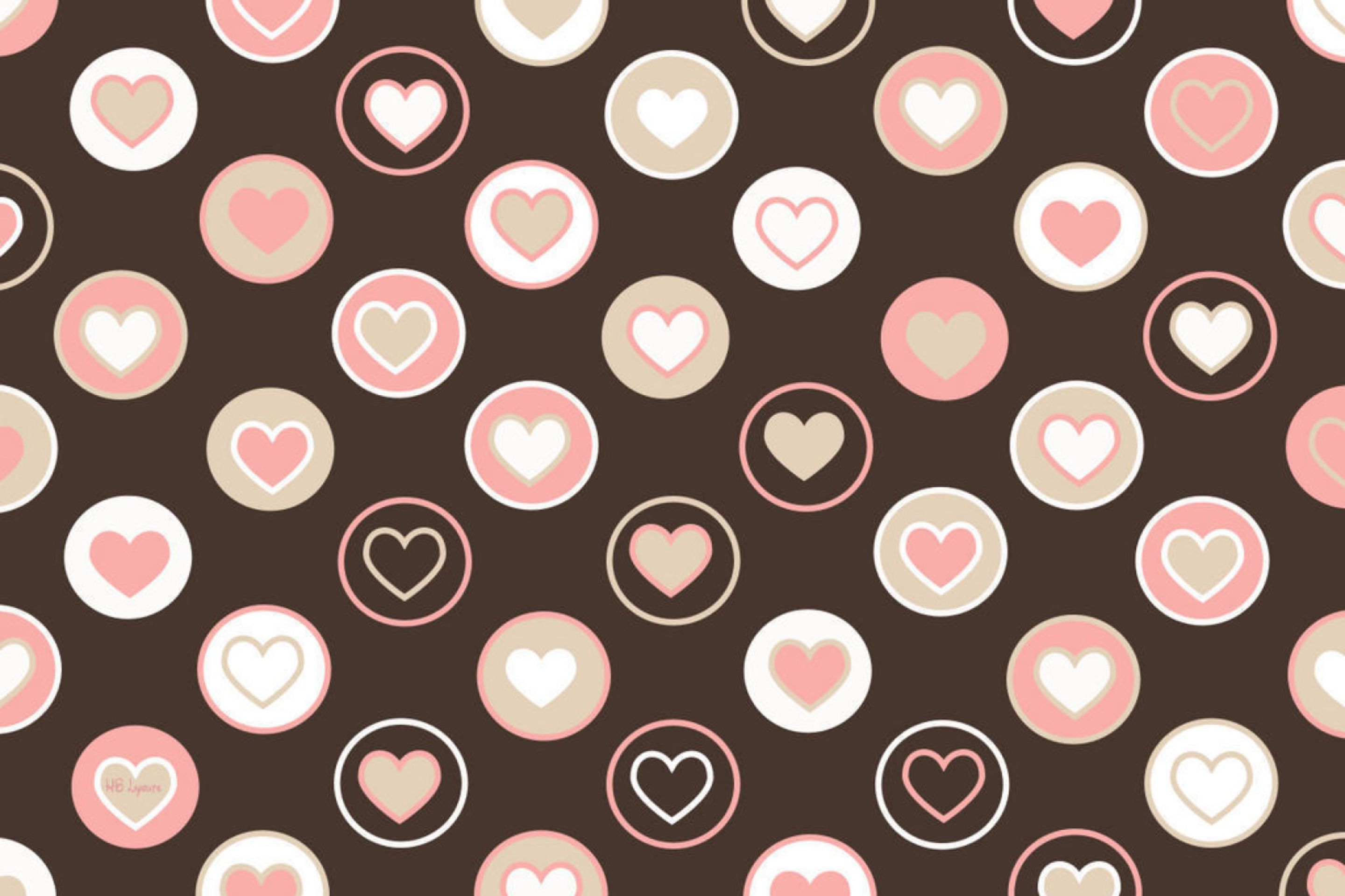 Pink Hearts wallpaper 2880x1920