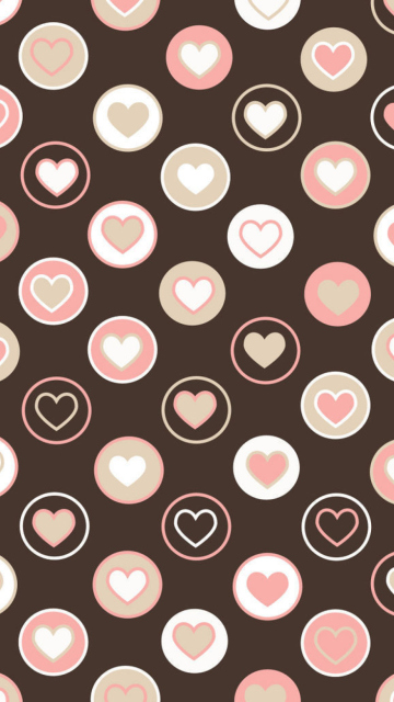 Sfondi Pink Hearts 360x640