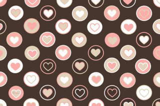 Pink Hearts Background for Android, iPhone and iPad