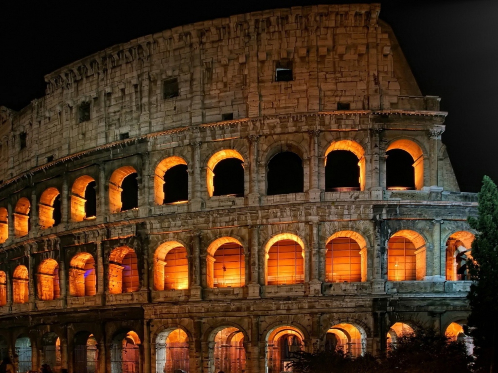 Обои Roman Colosseum 1024x768