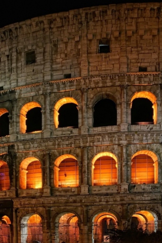 Fondo de pantalla Roman Colosseum 320x480