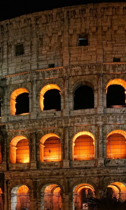 Fondo de pantalla Roman Colosseum 480x800