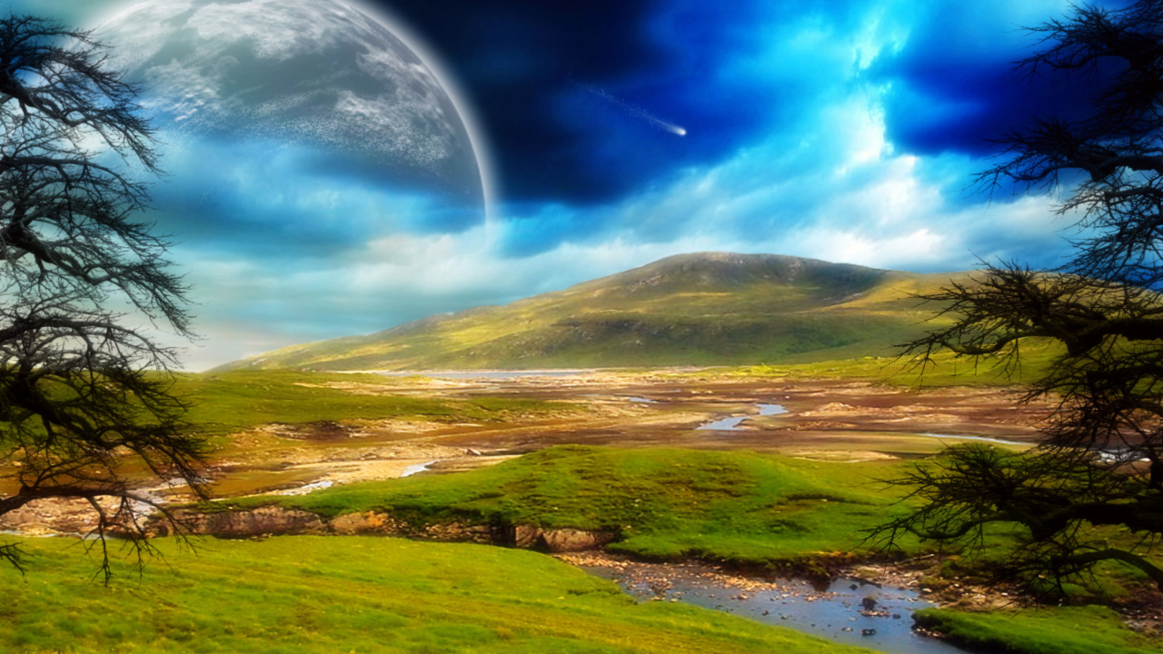 Fondo de pantalla Calm Landscape 1280x720