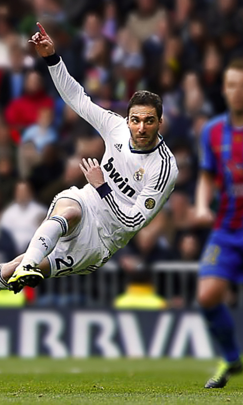 Footballer wallpaper 480x800