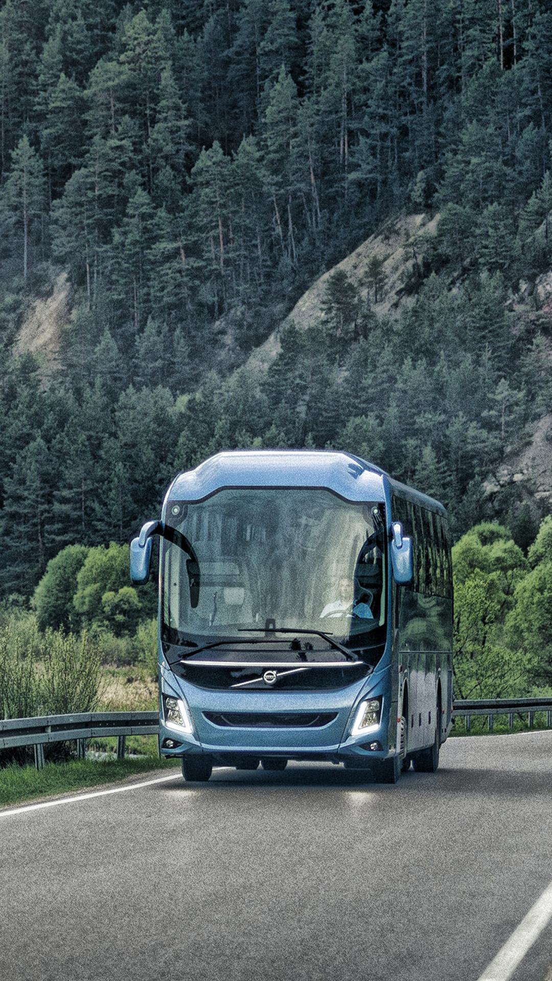 Fondo de pantalla Volvo 9700 Bus 1080x1920