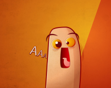 Das Scared Finger Wallpaper 220x176