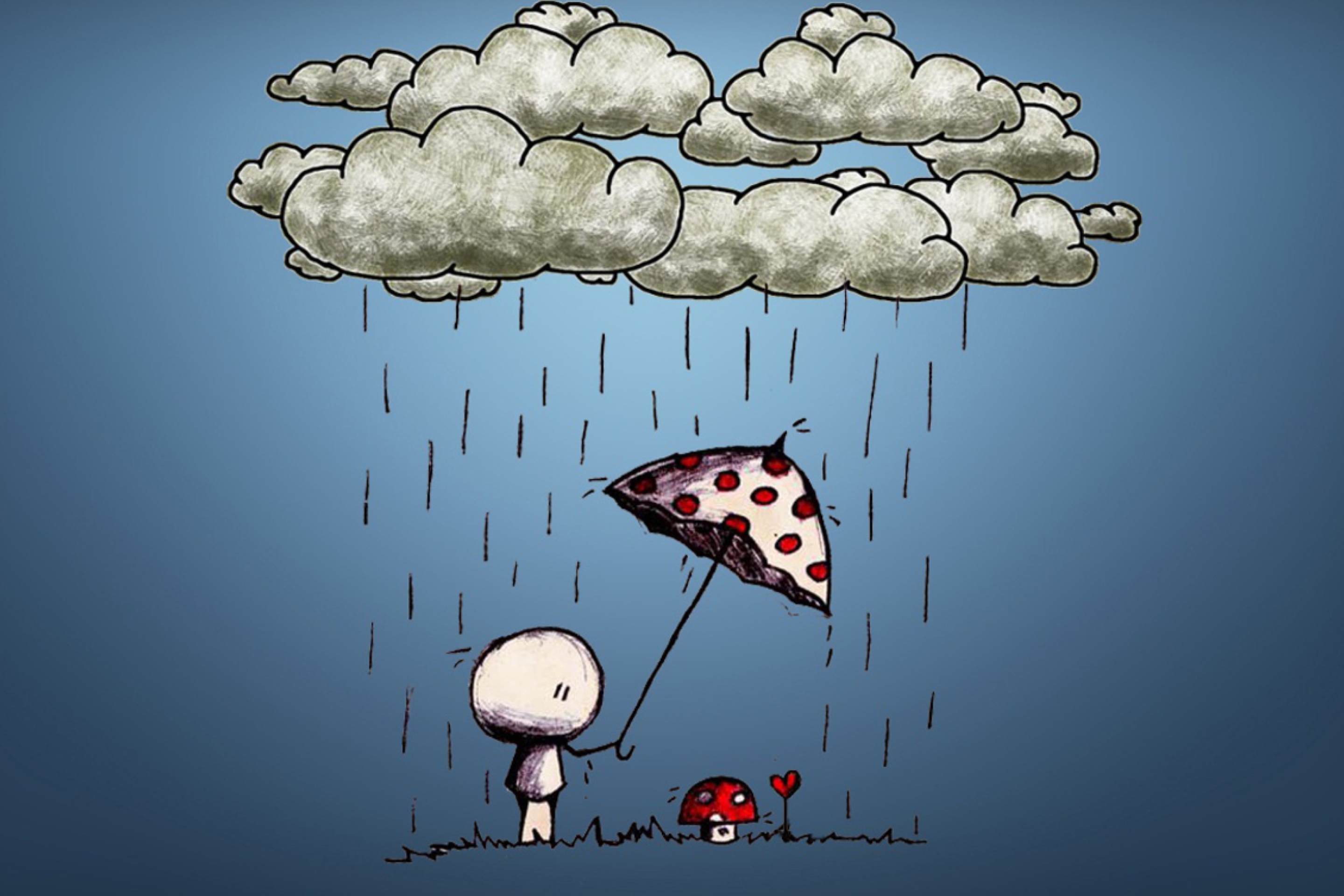 Дождь пародия. Дождь иллюстрация. Веселый дождь. Смешные открытки дождик. Грибной дождь рисунок.