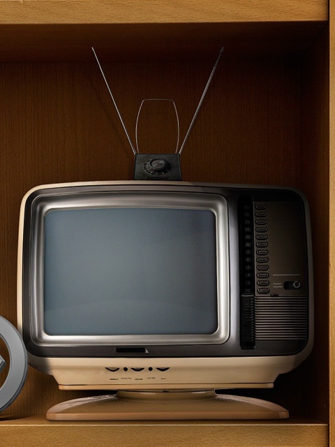 Vintage Televisions wallpaper 480x640