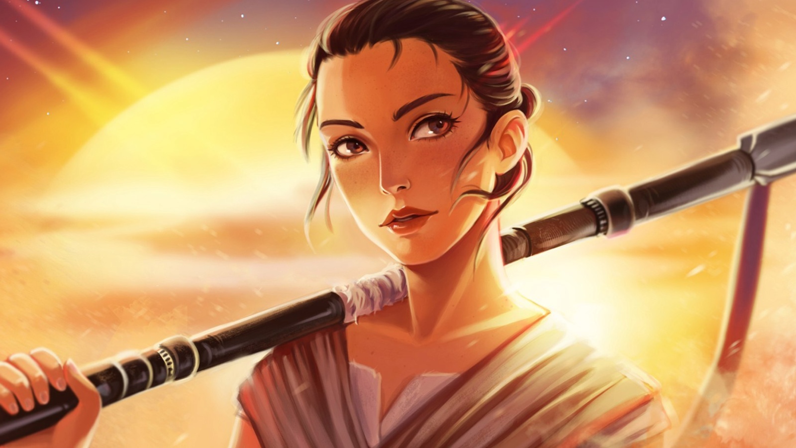 Das Rey Skywalker Star Wars Wallpaper 1600x900