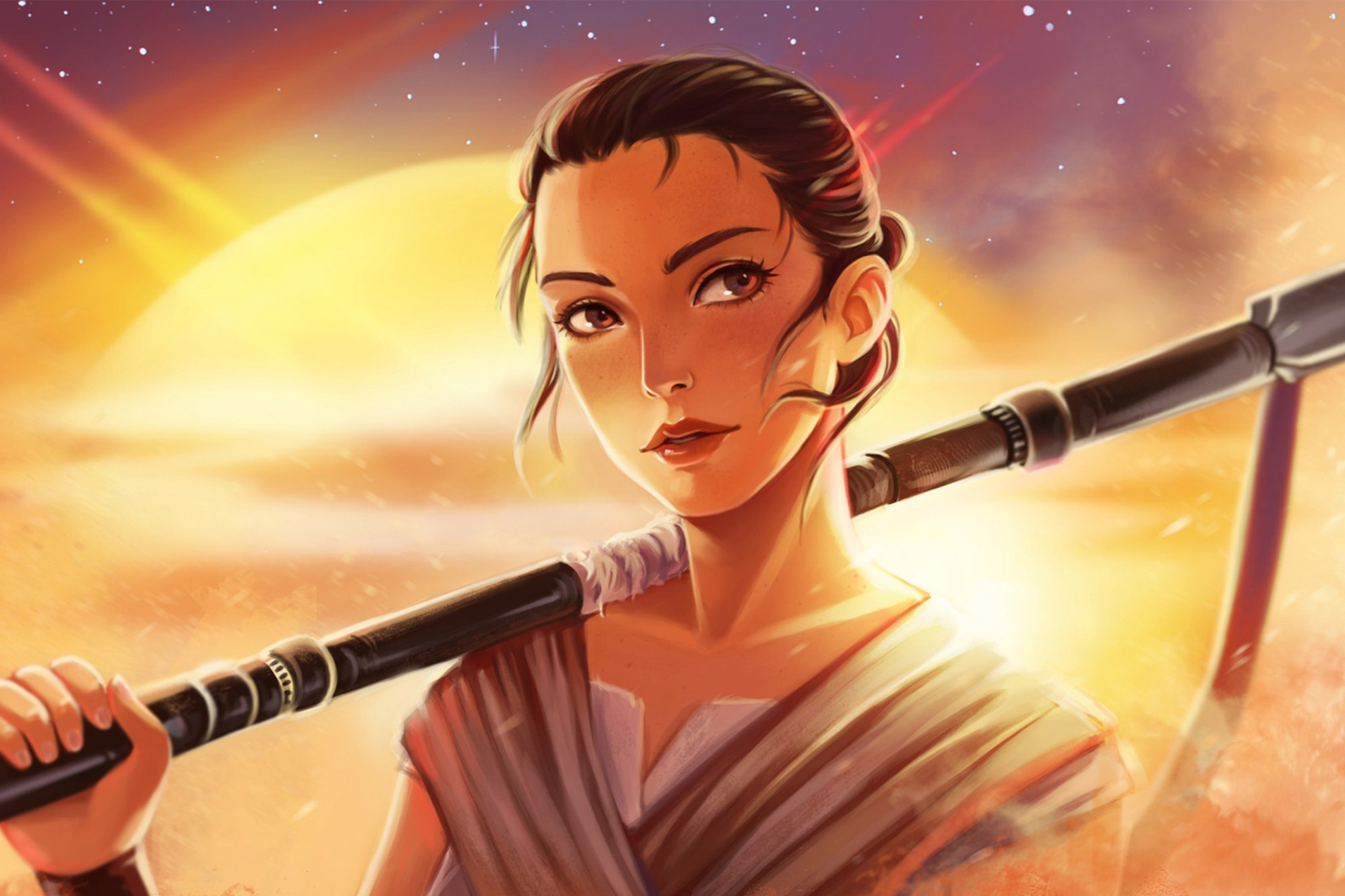 Das Rey Skywalker Star Wars Wallpaper 2880x1920