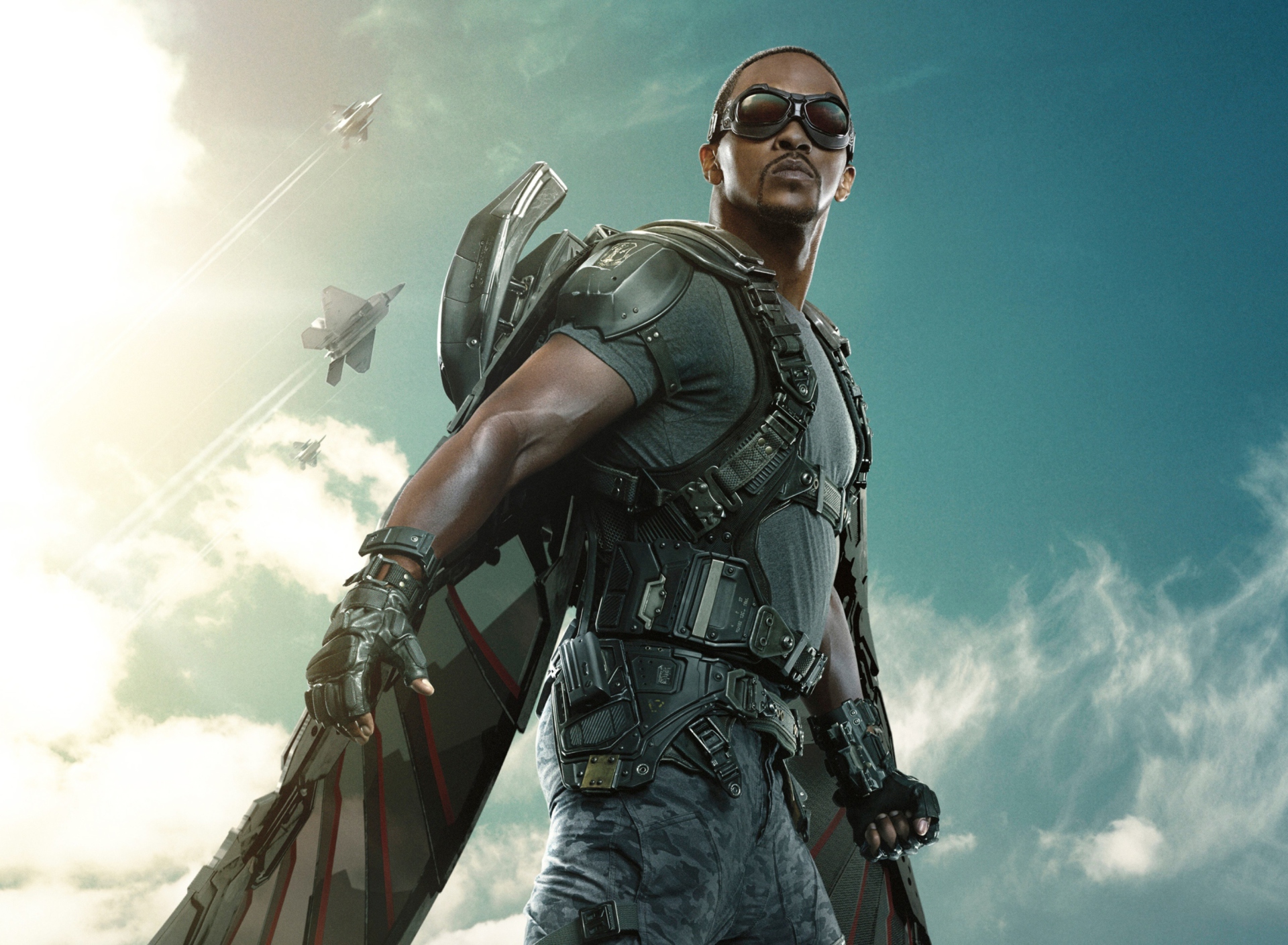 Обои The Falcon Captain America The Winter Soldier 1920x1408