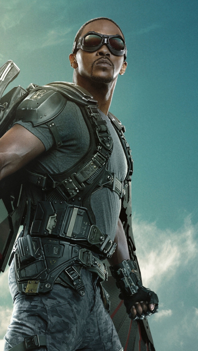 Screenshot №1 pro téma The Falcon Captain America The Winter Soldier 640x1136