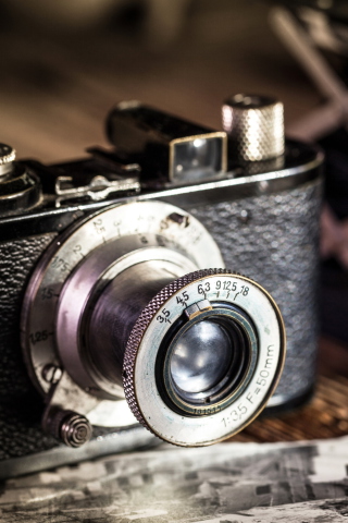 Обои Vintage Camera 320x480