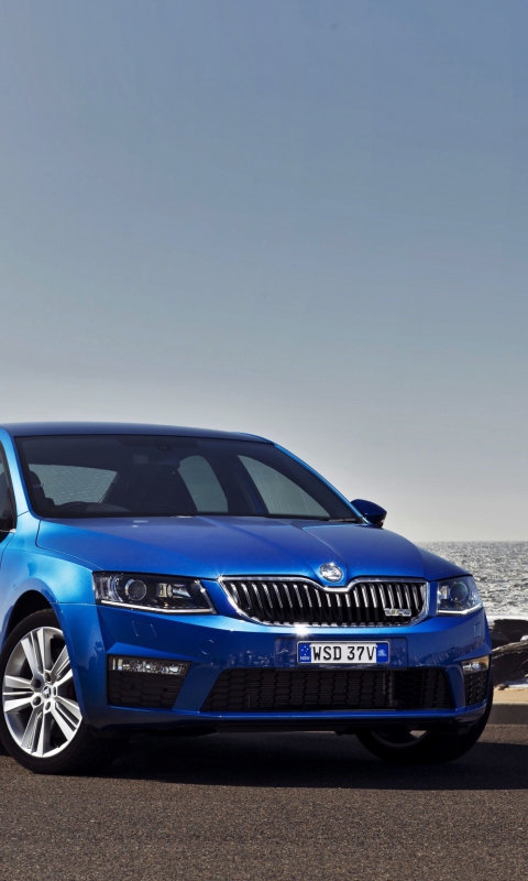 Das Skoda Octavia Wallpaper 480x800