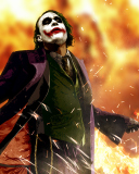 Heath Ledger As Joker - The Dark Knight Movie wallpaper 128x160