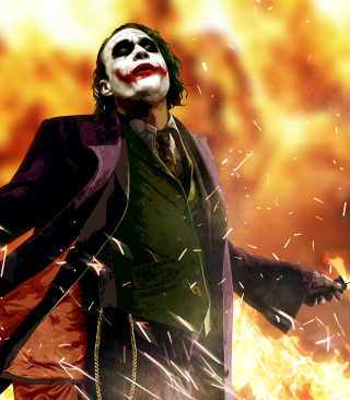 Heath Ledger As Joker - The Dark Knight Movie - Obrázkek zdarma pro 640x960