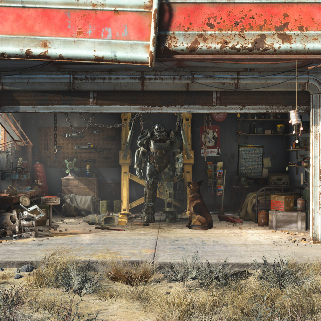 Das Fallout 4 Wallpaper 1024x1024