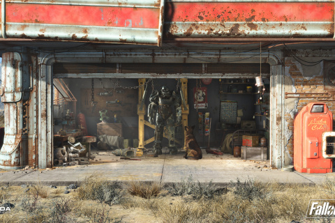 Fallout 4 wallpaper 480x320