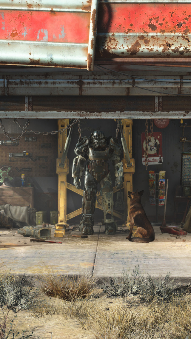 Fallout 4 wallpaper 640x1136