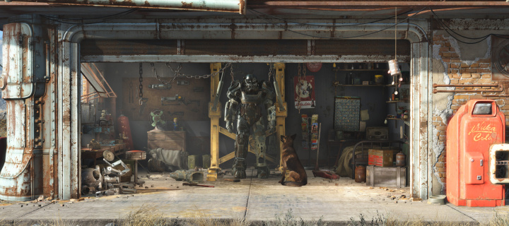 Fallout 4 wallpaper 720x320