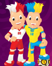 Euro 2012 - Poland and Ukraine wallpaper 176x220