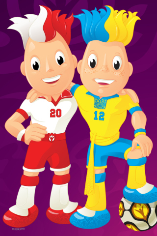 Das Euro 2012 - Poland and Ukraine Wallpaper 320x480