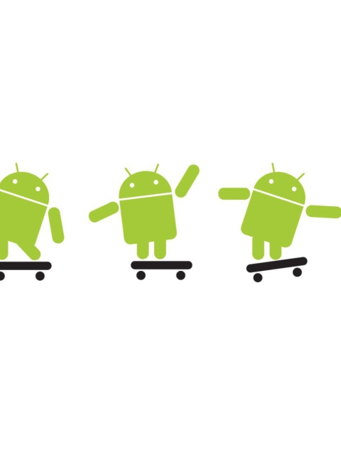 Das Android Skater Wallpaper 480x640