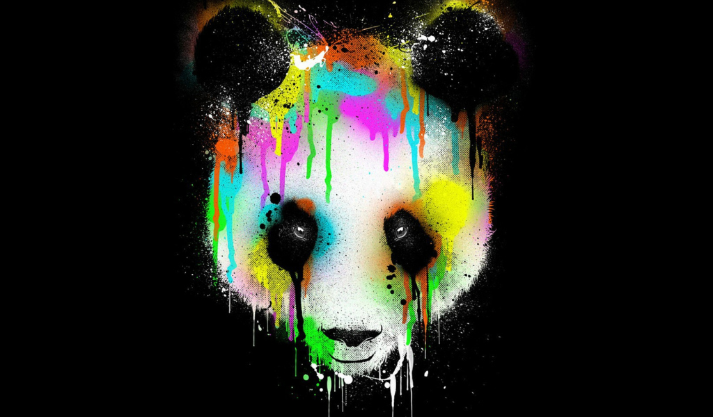 Das Crying Panda Wallpaper 1024x600