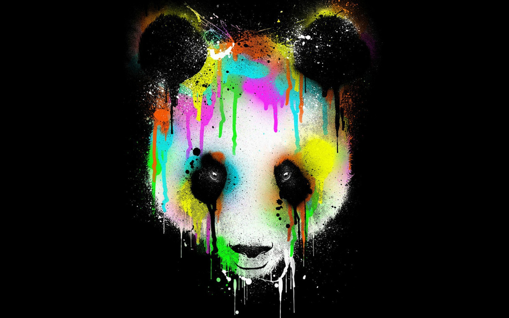 Crying Panda wallpaper 1680x1050