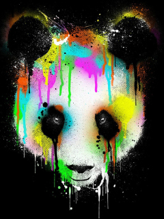 Screenshot №1 pro téma Crying Panda 240x320