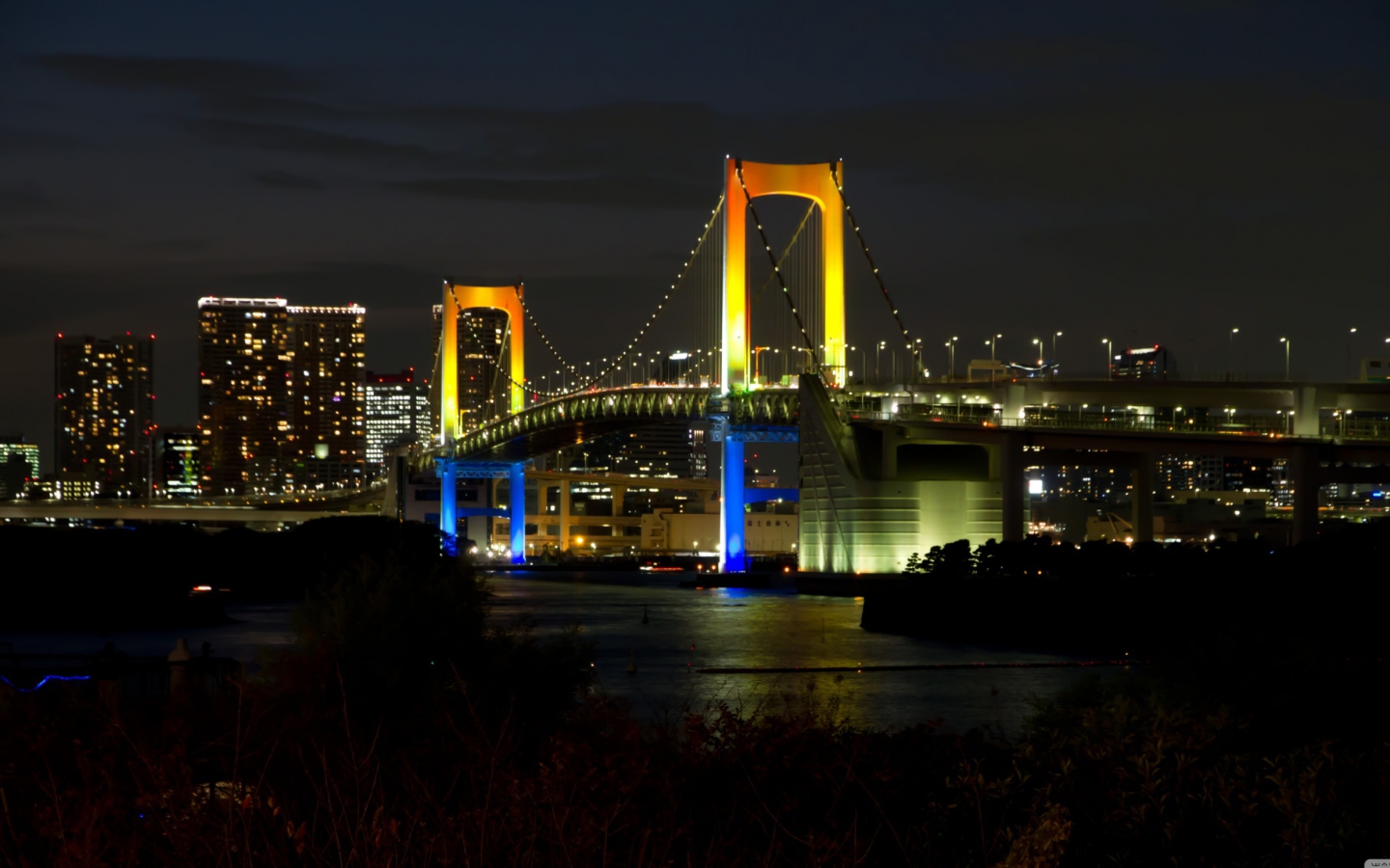Обои Tokyo Rainbow Bridge 1440x900