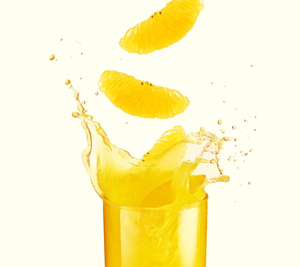 Das Orange Juice Wallpaper 960x854