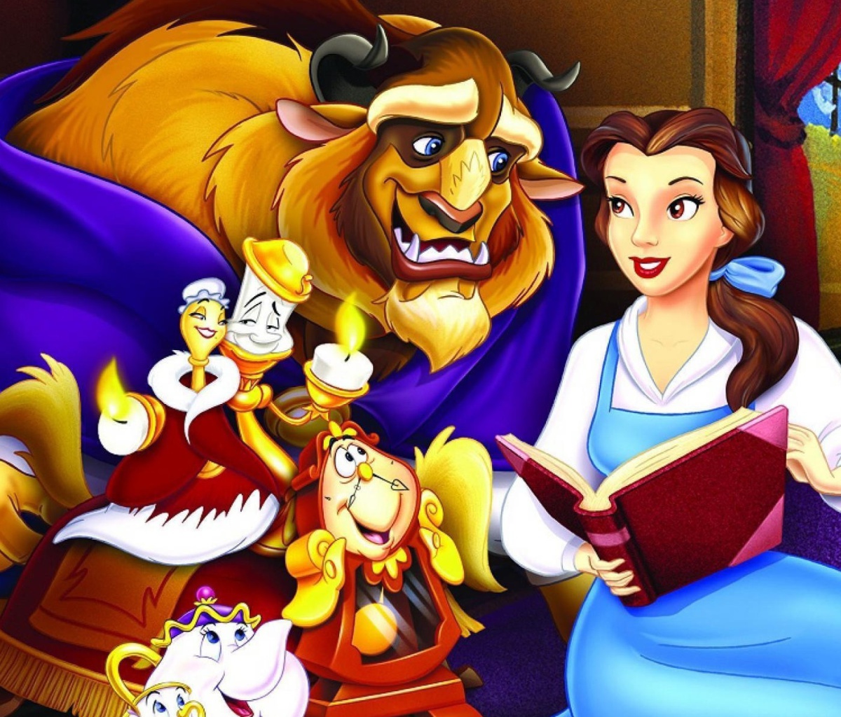 Screenshot №1 pro téma Beauty and the Beast with Friends 1200x1024