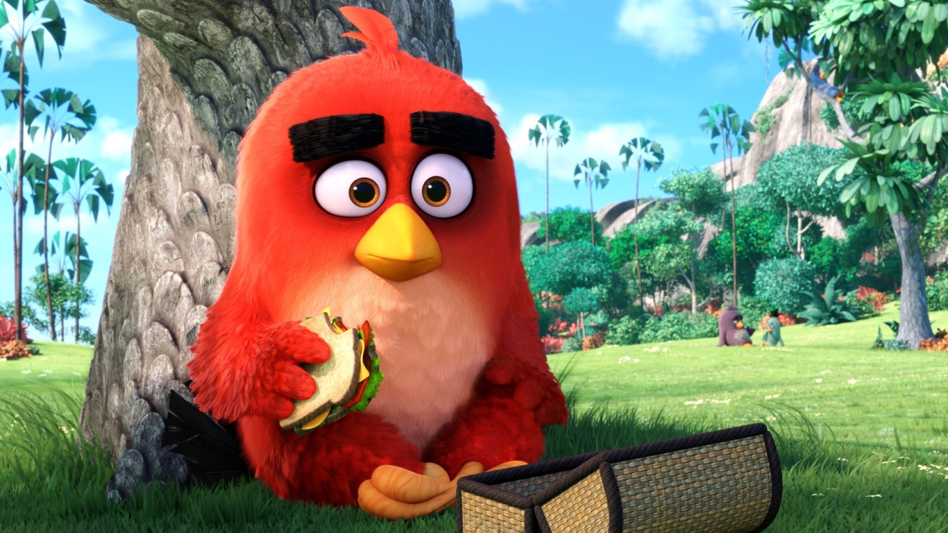 Fondo de pantalla Angry Birds 1366x768