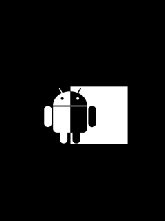 Обои Black And White Android 240x320