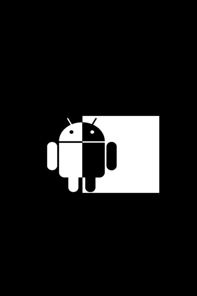 Обои Black And White Android 640x960