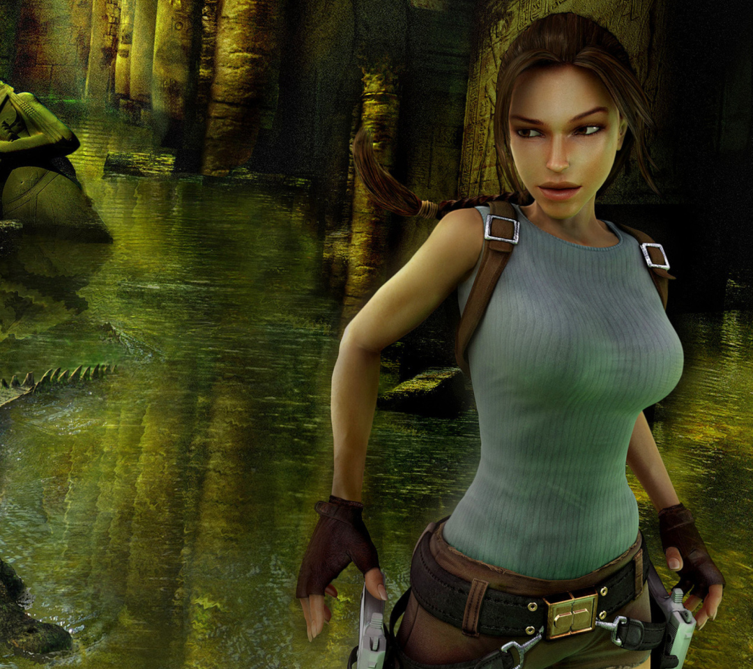 Das Lara Croft: Tomb Raider Wallpaper 1080x960