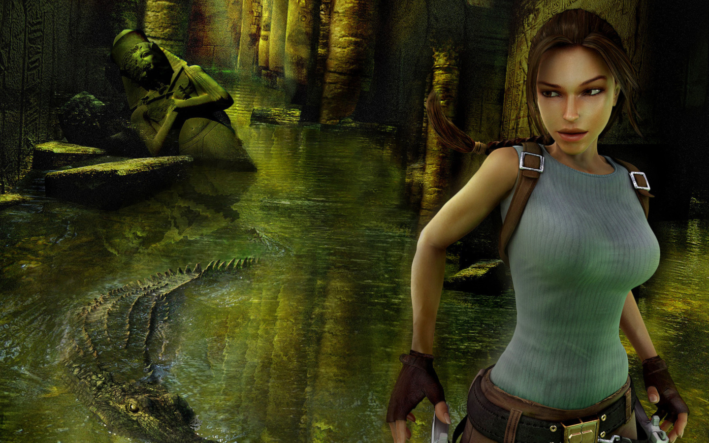 Das Lara Croft: Tomb Raider Wallpaper 1440x900