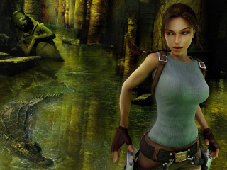 Lara Croft: Tomb Raider wallpaper 320x240