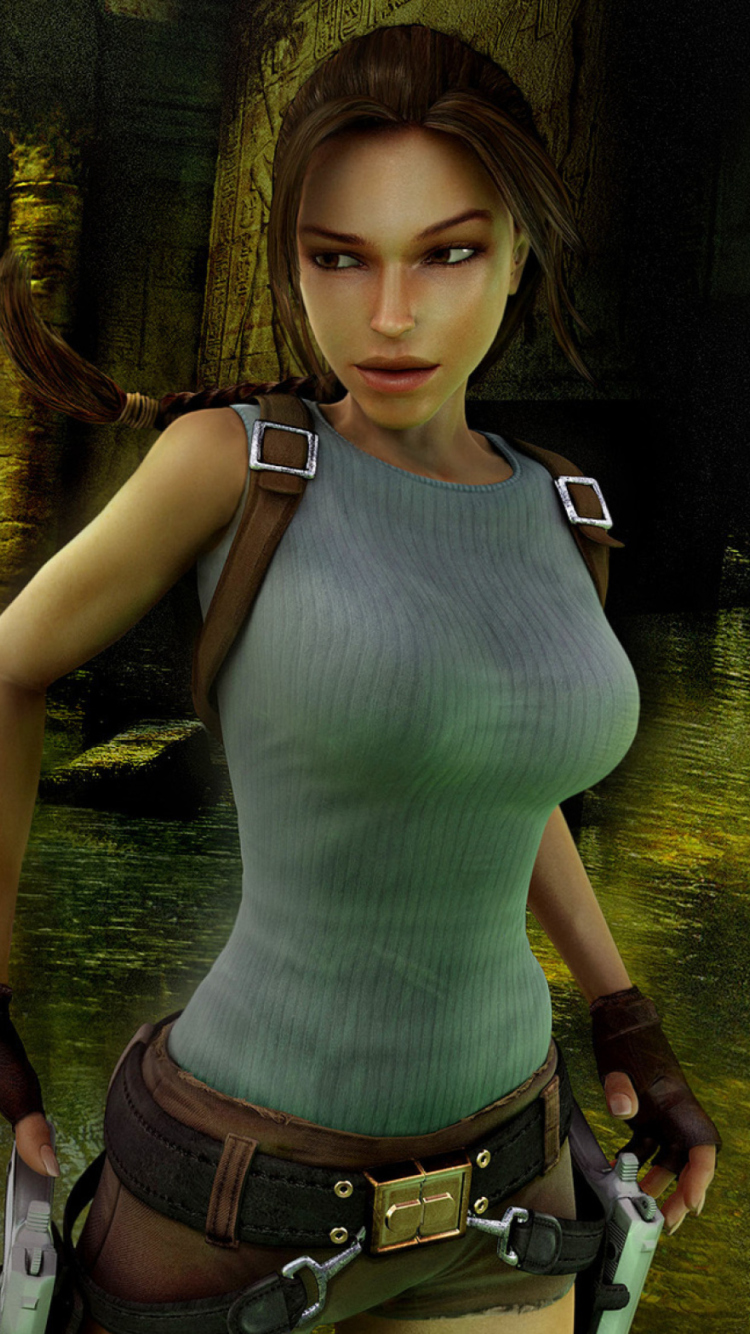 Lara Croft: Tomb Raider wallpaper 750x1334