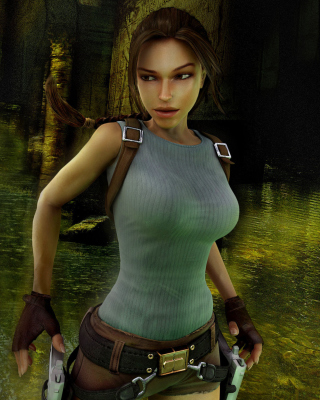 Kostenloses Lara Croft: Tomb Raider Wallpaper für Nokia Asha 308