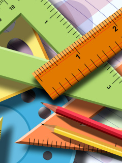 Geometry Instruments for Science Research wallpaper 240x320