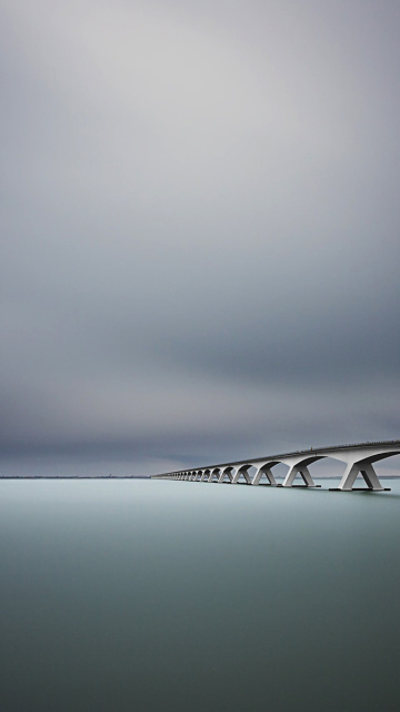 Sfondi Road In Fog 360x640