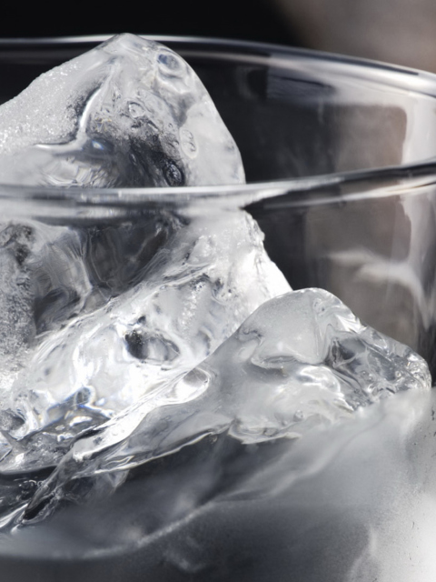 Ice In Glass wallpaper 480x640