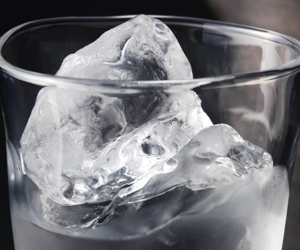 Sfondi Ice In Glass 960x800